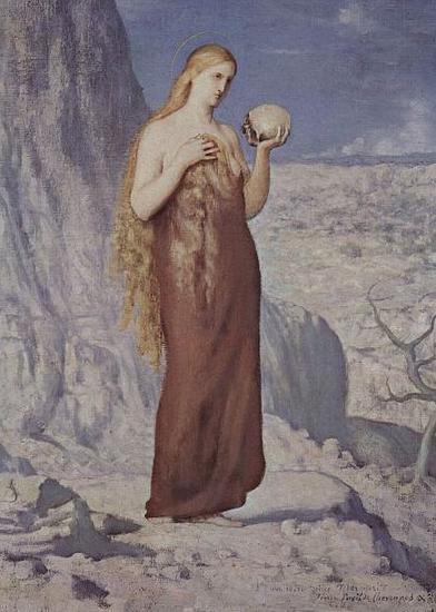 Pierre Puvis de Chavannes Hl. Maria Magdalena in der Wuste Germany oil painting art